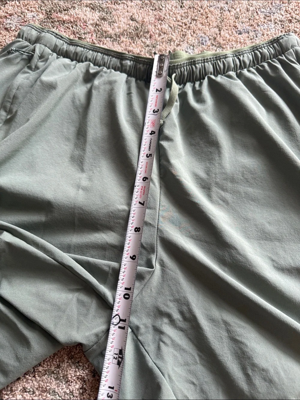 Patagonia Men's Sage Green Athletic Shorts lined size M